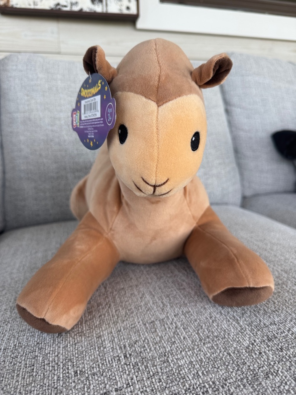 Snoozimal Plush Camel Stuffed Animal - Brown